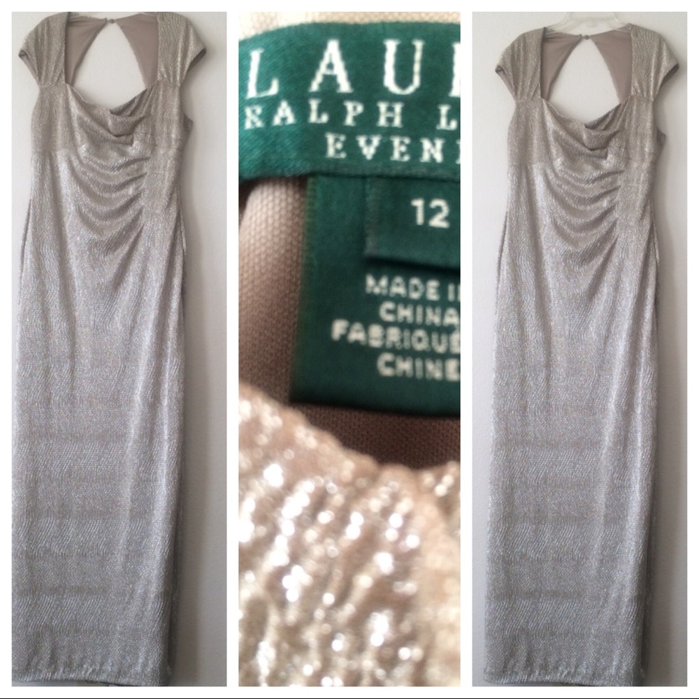 REAL STEAL SALE  Ralph Lauren Evening Gown